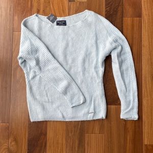 Abercrombie & Fitch light blue sweater NWT